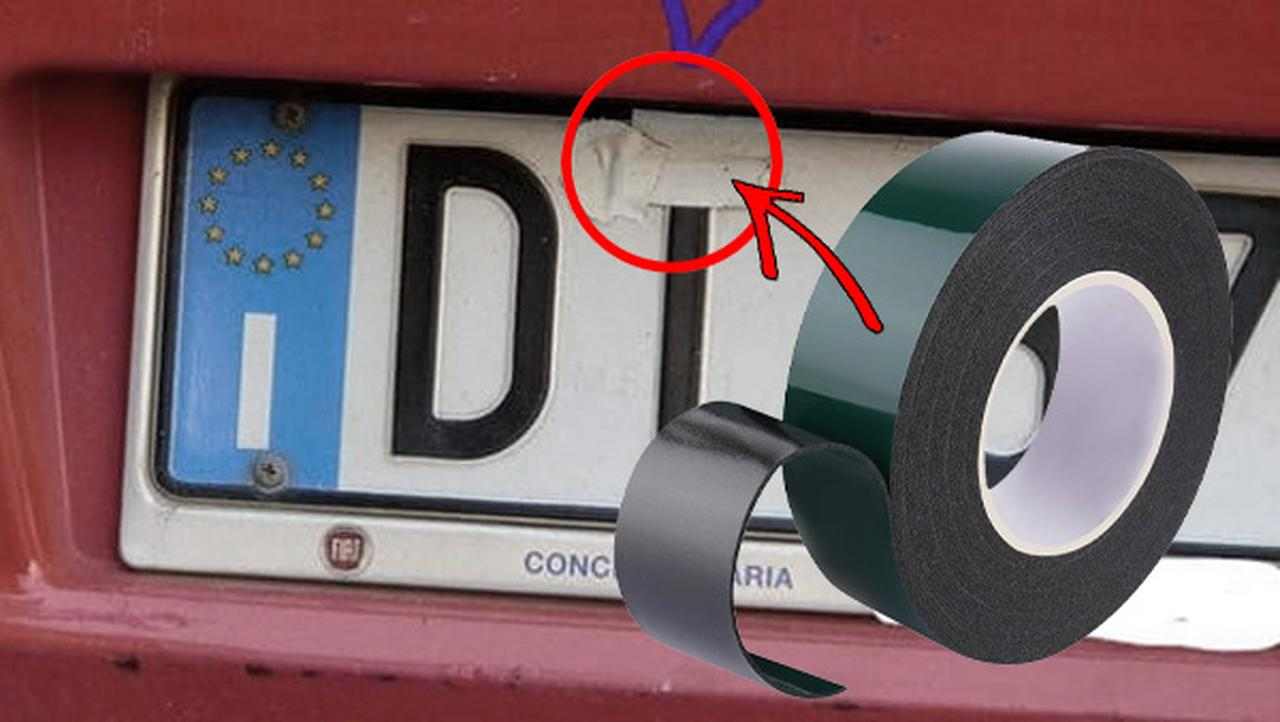 Reato di falso materiale per l’automobilista che appone nastr...