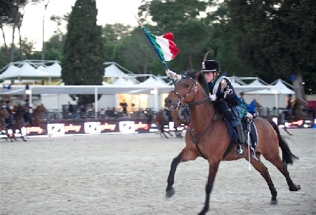 Cavalla di pertinenza del Centro Militare Veterinario di Gros...