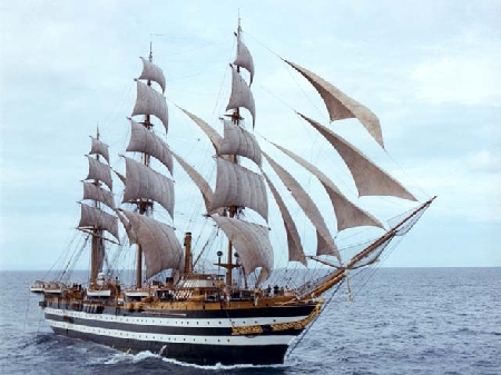 L’Amerigo Vespucci: una leggenda che fa scuola Prende il via...